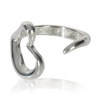 Tiffany & Co. Sterling Silver  Elsa Peretti Open Heart Ring sv