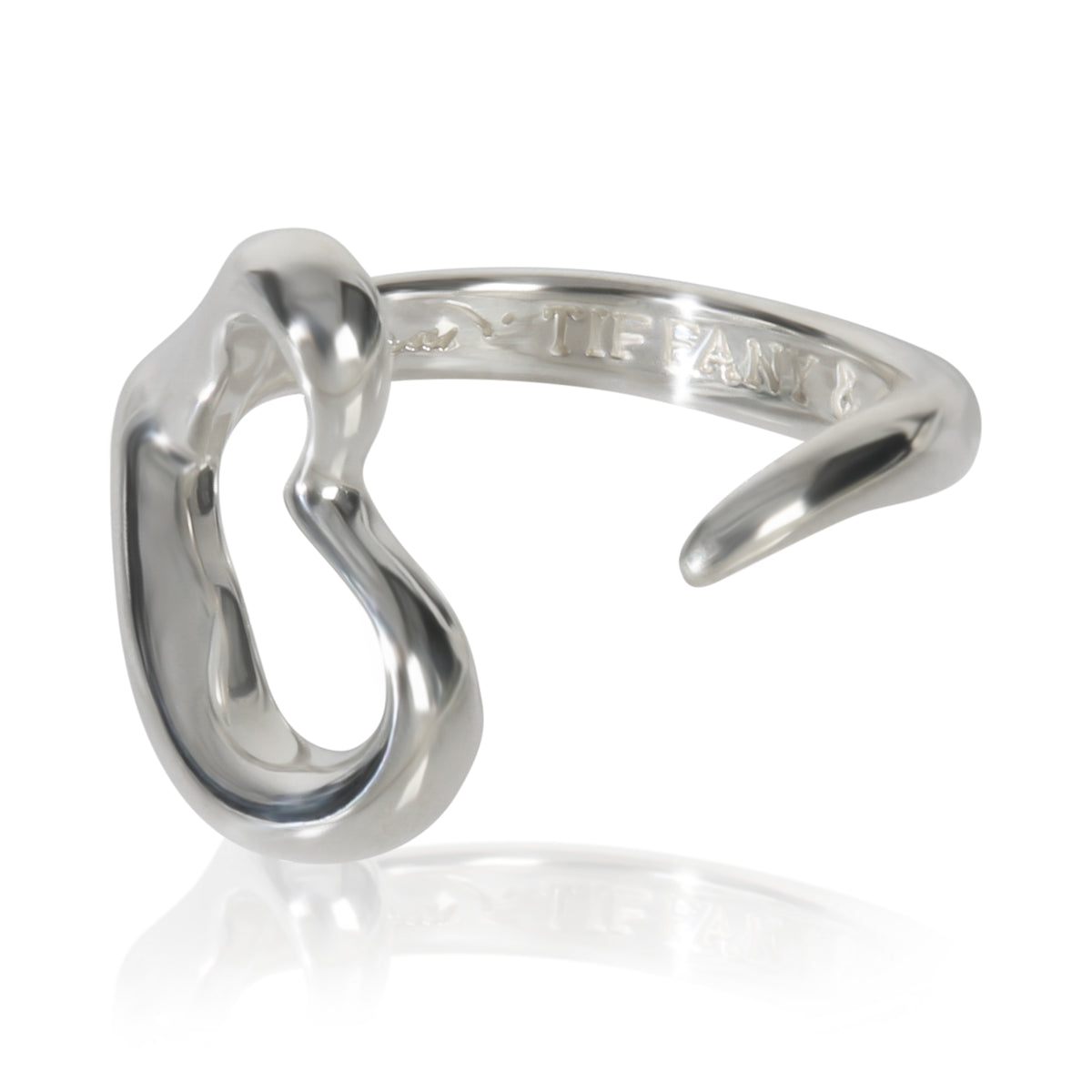 Sterling Silver  Elsa Peretti Open Heart Ring