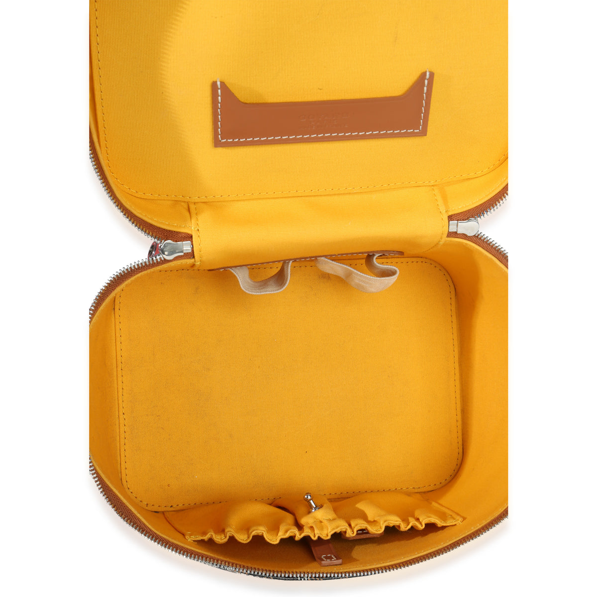 Goyard Gold Black ine Canvas Muse Vanity Case Handbag av