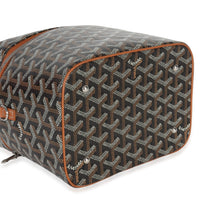 Goyard Gold Black ine Canvas Muse Vanity Case Handbag clasp