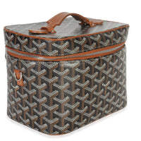 Goyard Gold Black ine Canvas Muse Vanity Case Handbag sv