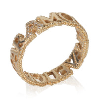 Yellow Gold Diamond LAveugle Par Amour Ring