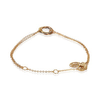 3-Tone Gold  Trinity On Chain Bracelet