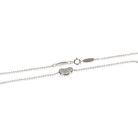 Tiffany & Co. Platinum Diamond Elsa Peretti Bean Pendant sv