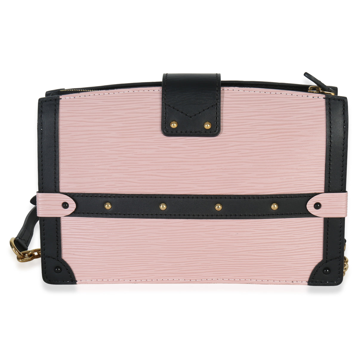 Louis Vuitton Rose Ballerine Epi Trunk Clutch Handbag Handbag bv