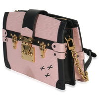 Louis Vuitton Rose Ballerine Epi Trunk Clutch Handbag Handbag pv