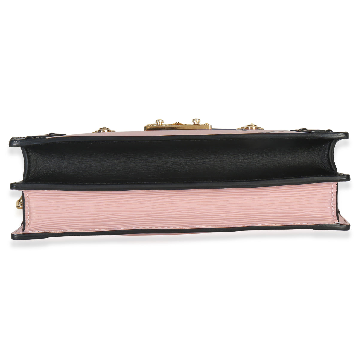 Louis Vuitton Rose Ballerine Epi Trunk Clutch Handbag Handbag stamp
