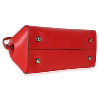 Louis Vuitton Coquelicot Epi Marly BB Handbag clasp