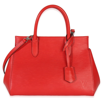 Louis Vuitton Coquelicot Epi Marly BB Handbag fv