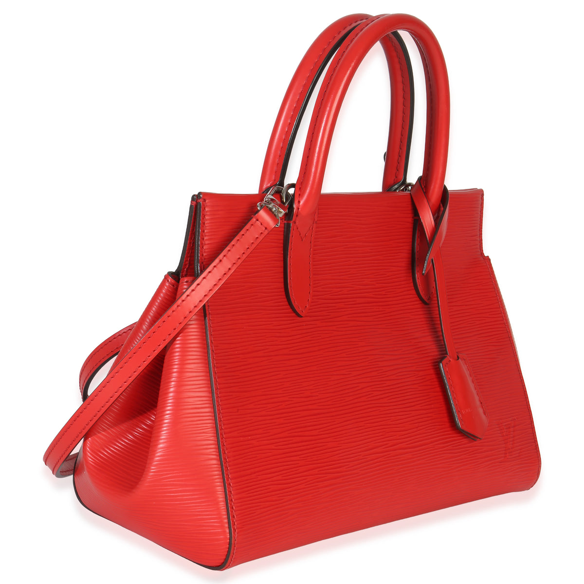 Louis Vuitton Coquelicot Epi Marly BB Handbag sv