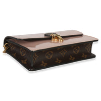 Louis Vuitton Rose Ballerine Monogram Vernis Cherrywood Chain Wallet Handbag clasp