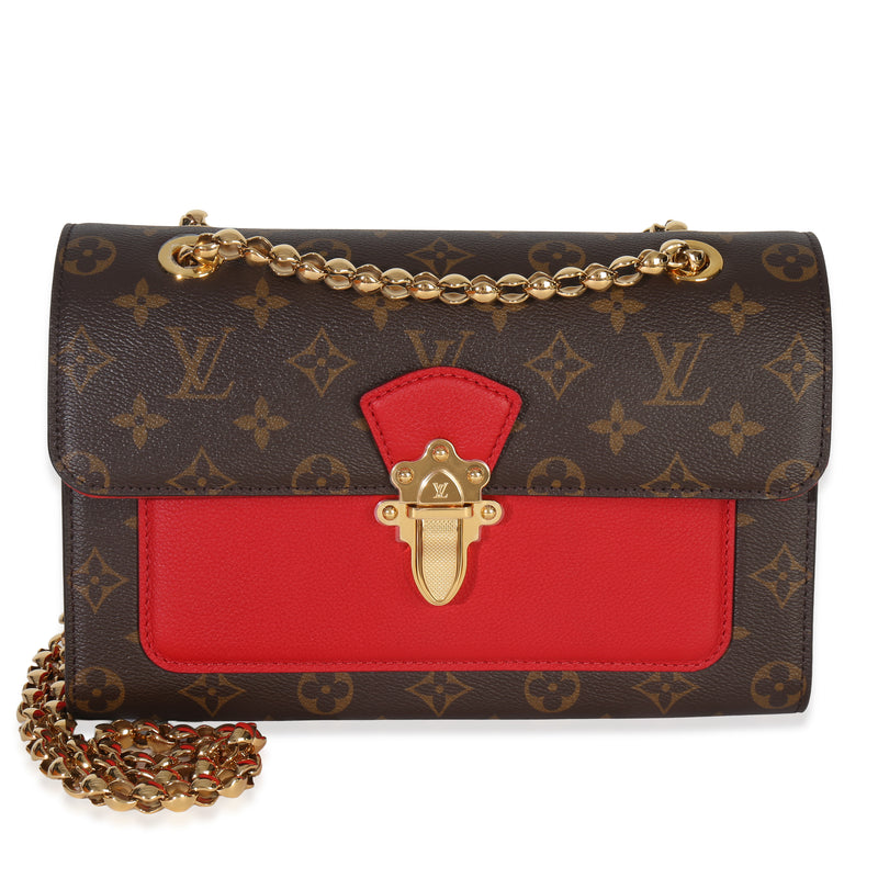 Cherry Monogram Canvas Victoire Chain Bag