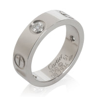 White Gold Diamond Love Ring
