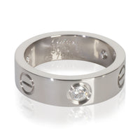 White Gold Diamond Love Ring