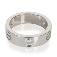 White Gold Diamond Love Ring