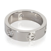 White Gold Diamond Love Ring