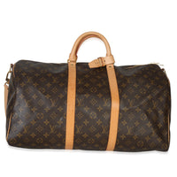 Monogram Canvas Keepall Bandouliere 50