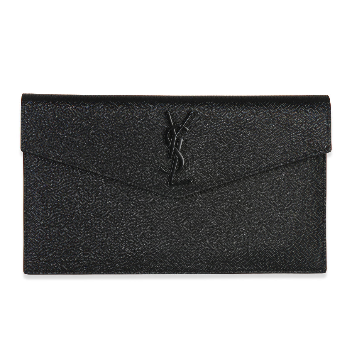 Black Monogram Monochrome Grain De Poudre Uptown Pouch