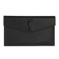 Black Monogram Monochrome Grain De Poudre Uptown Pouch