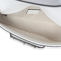 Gucci White Calfskin Mini Asymmetric Horsebit 1955 Shoulder Bag Handbag box