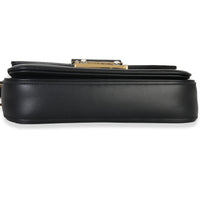 Louis Vuitton Black Calfskin Monogram Swing Bag Handbag stamp