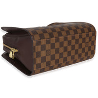Louis Vuitton Damier Ebene Canvas Triana PM Handbag clasp