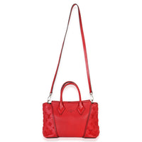 Louis Vuitton Framboise Calfskin Monogram Tote W BB Handbag av