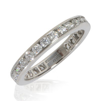 Tiffany & Co. Platinum Diamond Channel Set Eternity Band av