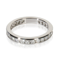 Platinum Diamond Channel Set Eternity Band