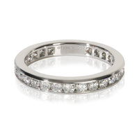 Platinum Diamond Channel Set Eternity Band