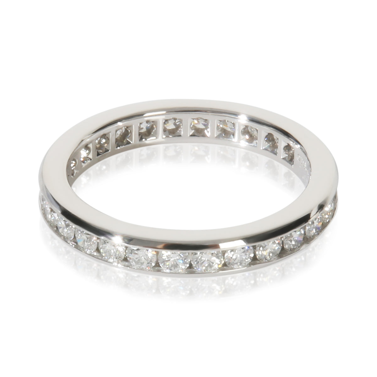 Platinum Diamond Channel Set Eternity Band