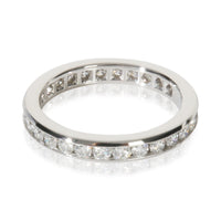 Platinum Diamond Channel Set Eternity Band