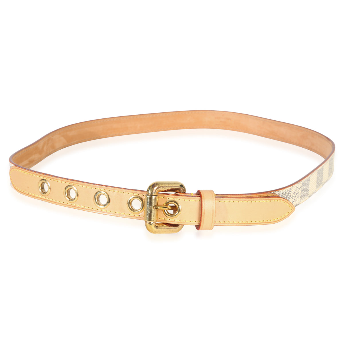 Louis Vuitton Damier Azur Canvas Saint Etienne 40mm Belt 80/32 box