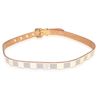 Louis Vuitton Damier Azur Canvas Saint Etienne 40mm Belt 80/32 bv