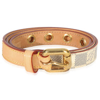 Louis Vuitton Damier Azur Canvas Saint Etienne 40mm Belt 80/32 fv