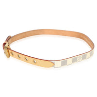 Louis Vuitton Damier Azur Canvas Saint Etienne 40mm Belt 80/32 pv