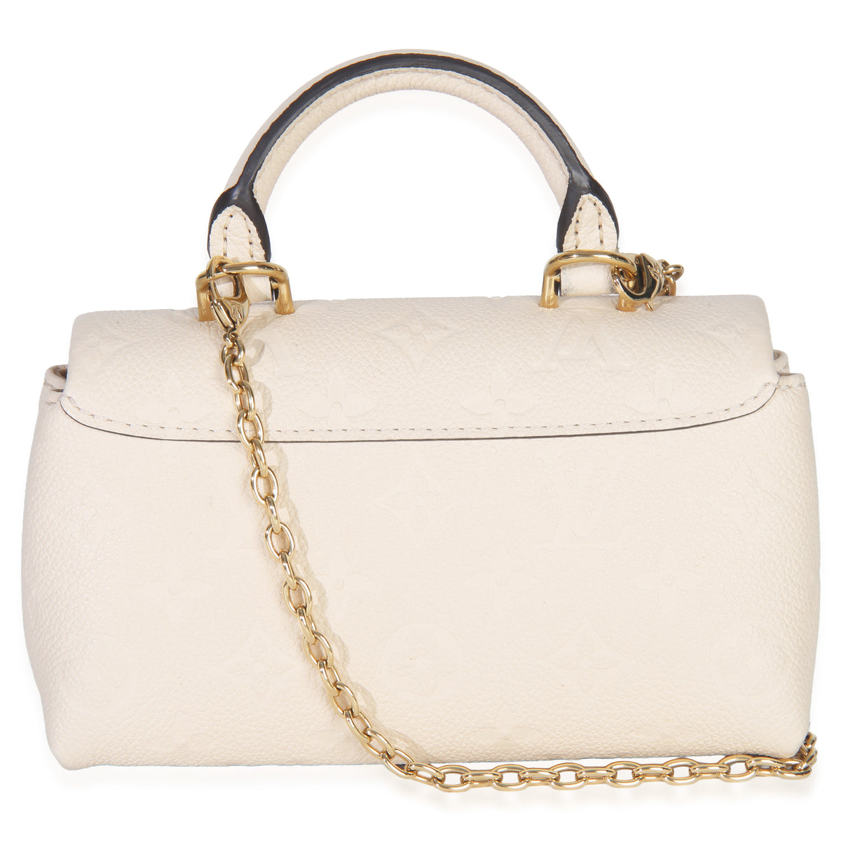 Louis Vuitton Cream Monogram Empreinte Nano Madeleine Handbag bv