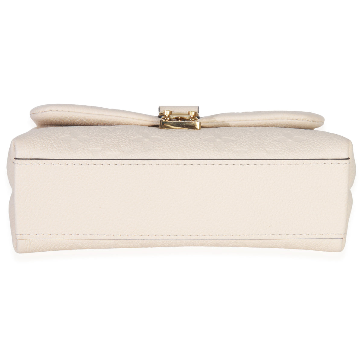 Louis Vuitton Cream Monogram Empreinte Nano Madeleine Handbag stamp