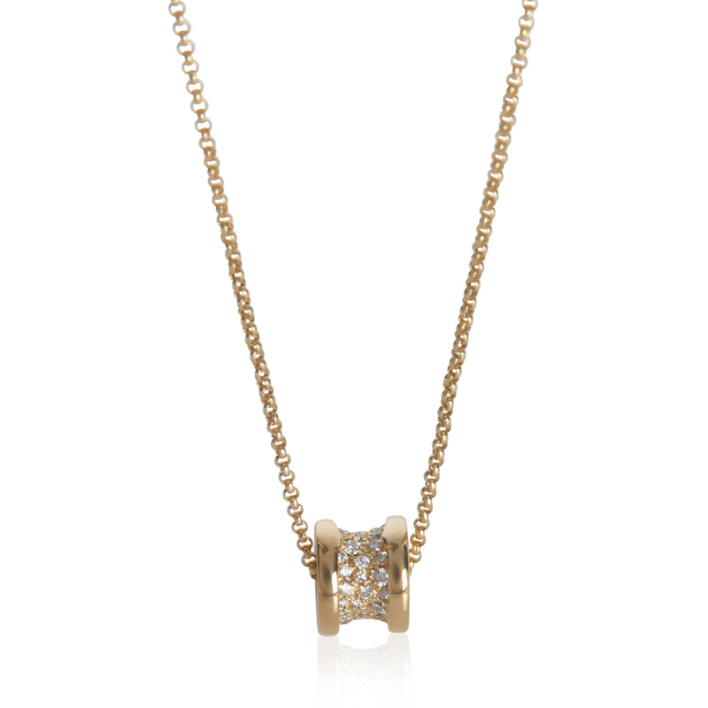 Yellow Gold Diamond B.zero1 Necklace