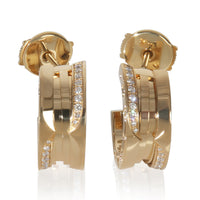 Yellow Gold Diamond B.zero1 Earrings