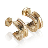 Yellow Gold Diamond B.zero1 Earrings