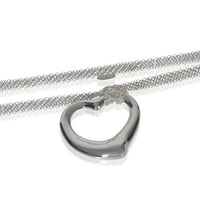 Tiffany & Co. Sterling Silver  Open Heart Pendant sv
