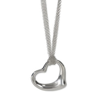 Sterling Silver  Open Heart Pendant