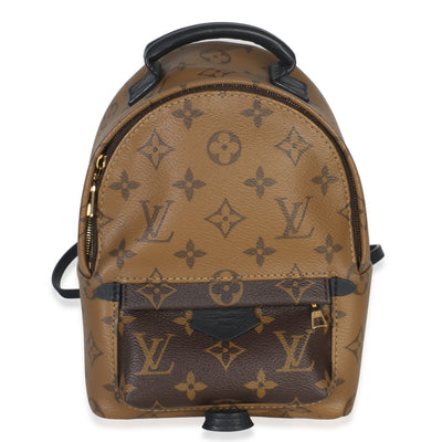 Louis Vuitton Canvas Reverse Monogram Mini Palm Springs Handbag fv