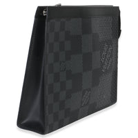 Louis Vuitton Damier Graphite 3D Canvas Pochette Voyage MM Handbag bv