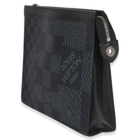 Louis Vuitton Damier Graphite 3D Canvas Pochette Voyage MM Handbag pv