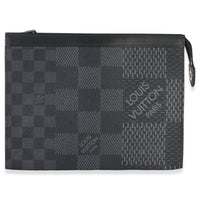 Louis Vuitton Damier Graphite 3D Canvas Pochette Voyage MM Handbag sv