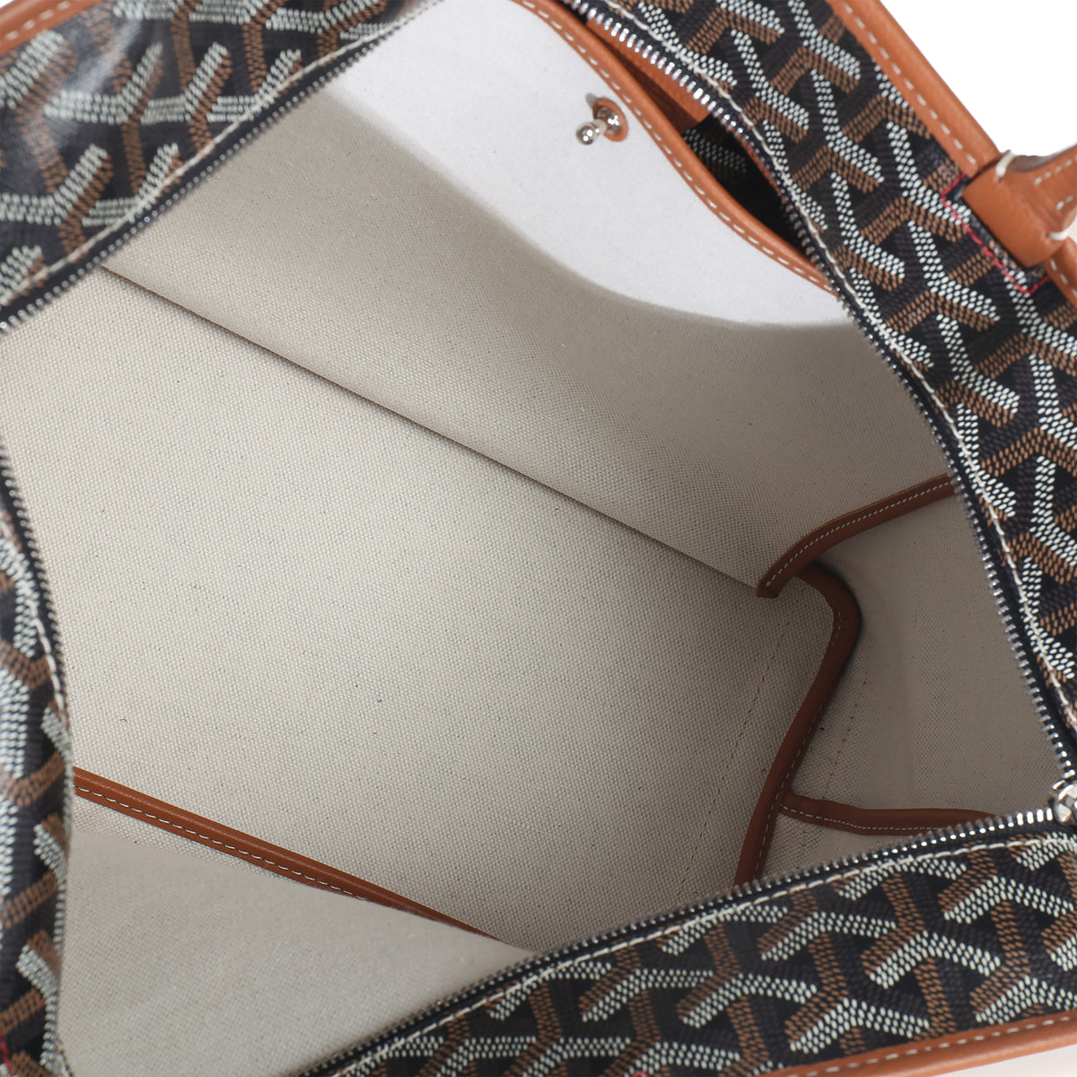 Goyard Gold Black ine Canvas Artois PM Handbag av