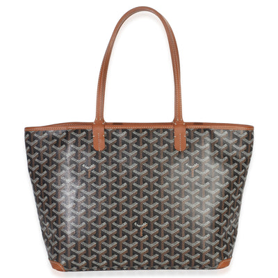 Goyard Gold Black ine Canvas Artois PM Handbag fv