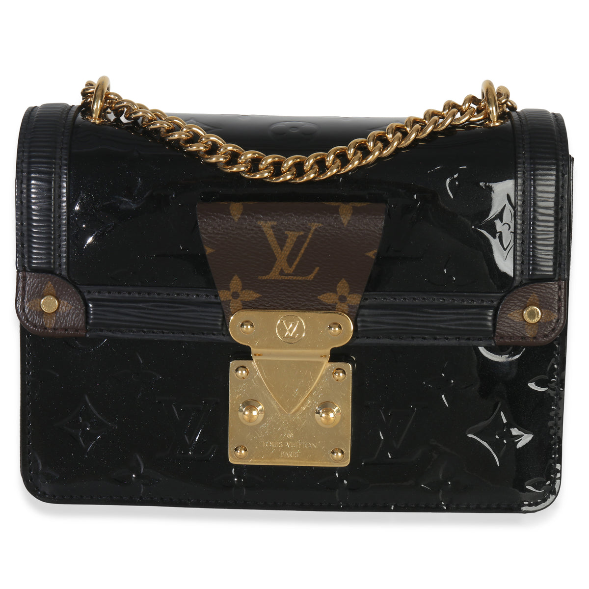 Louis Vuitton Black Monogram Vernis Epi Wynwood Handbag fv